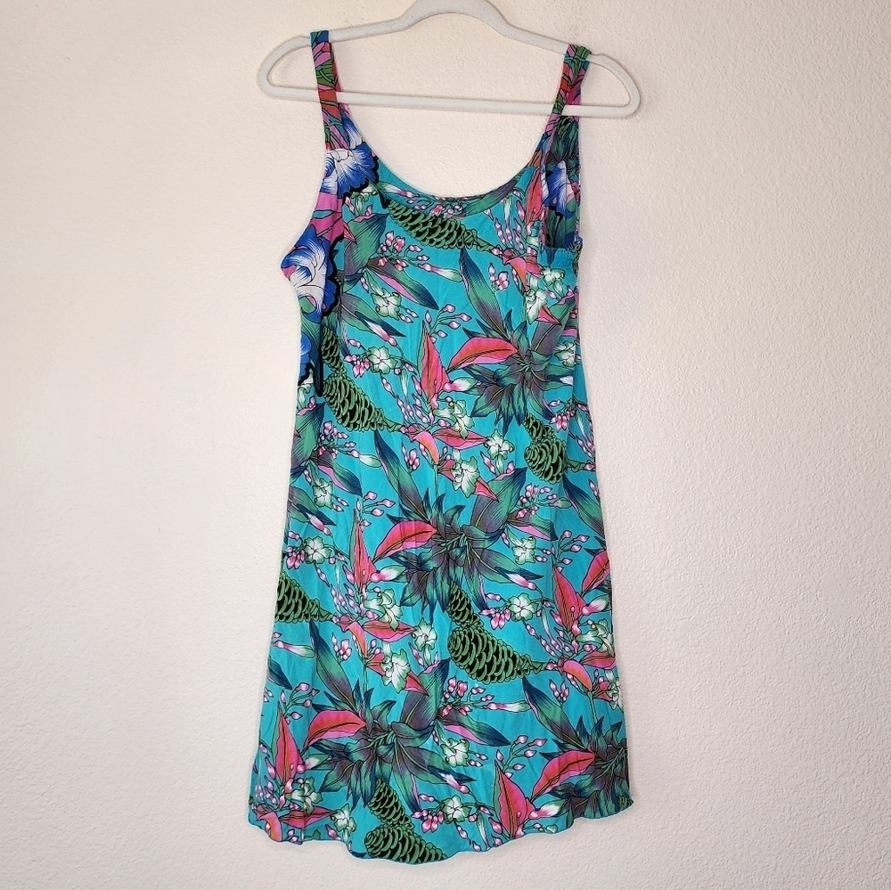 Rainbow Jo Tropical Floral Print Dress XL